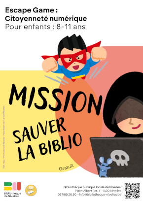 Escape game sauver la biblio mini
