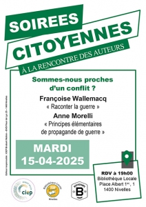 Soirées citoyennes : à la rencontre des auteurs