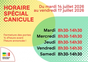 Horaire canicule