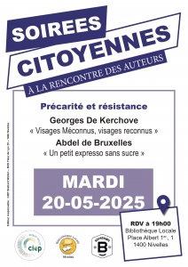 Soirées citoyennes : à la rencontre des auteurs/autrices