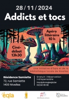 Apéro littéraire : &quot;Addicts et tocs&quot;