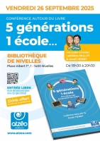 Conférence : 5 générations 1 école