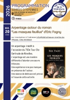 Soirée citoyenne : arpentage autour du roman « Les masques f...