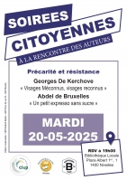 Soirées citoyennes : à la rencontre des auteurs/autrices
